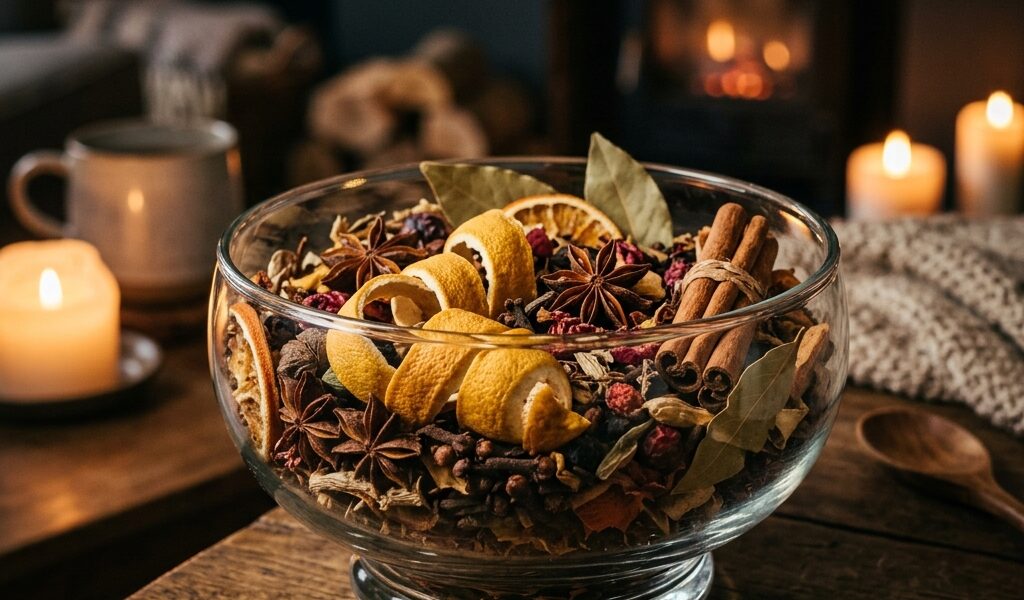 Pot-pourri maison : l’association parfaite du zeste de citron séché et des clous de girofle