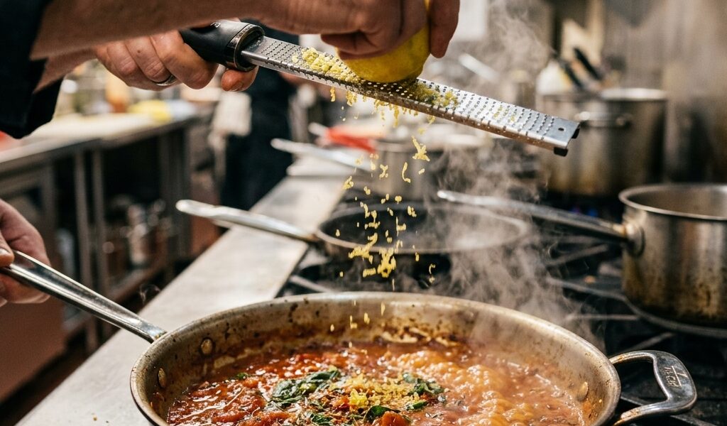 L’erreur fatale à ne jamais faire quand on incorpore du zeste dans une sauce chaude