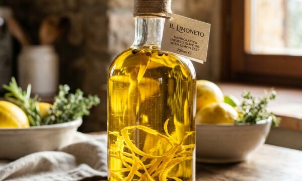 Huile d’olive infusée au zeste de citron : la recette sûre sans risque de botulisme