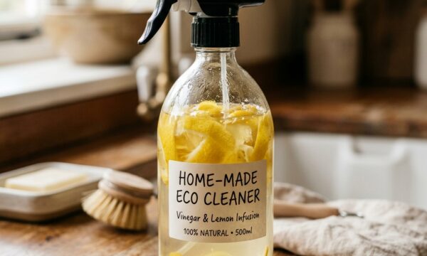 Vinaigre ménager aux zestes de citron : le nettoyant multi-surfaces écologique ultime