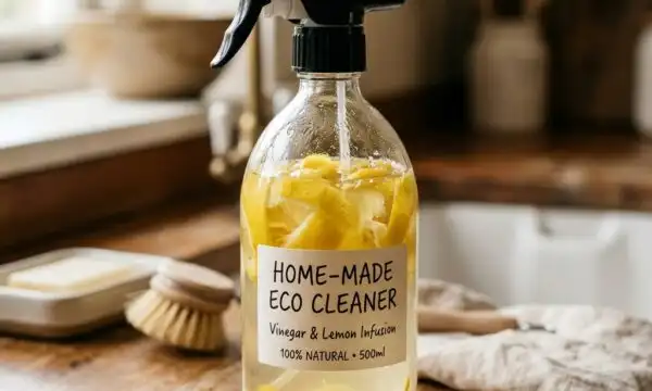 Vinaigre ménager aux zestes de citron : le nettoyant multi-surfaces écologique ultime