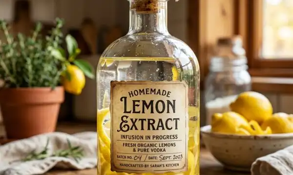 Extrait de citron : réalisez-le vous-même avec vos zestes et de la vodka