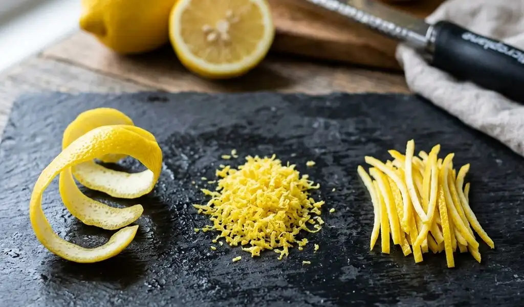 Zeste en ruban, râpé ou julienne : quelle coupe choisir selon votre recette ?